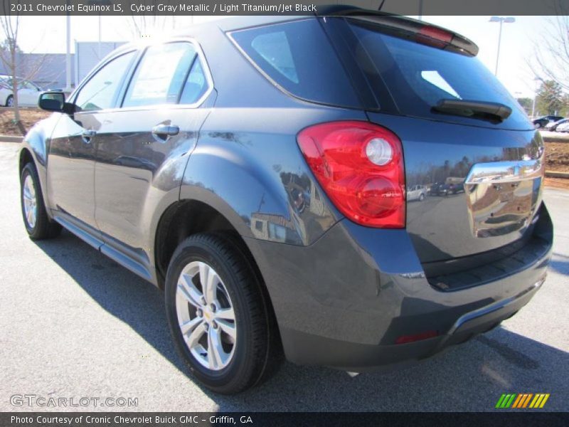 Cyber Gray Metallic / Light Titanium/Jet Black 2011 Chevrolet Equinox LS