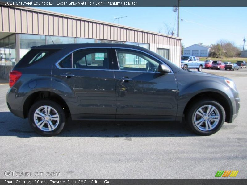 Cyber Gray Metallic / Light Titanium/Jet Black 2011 Chevrolet Equinox LS