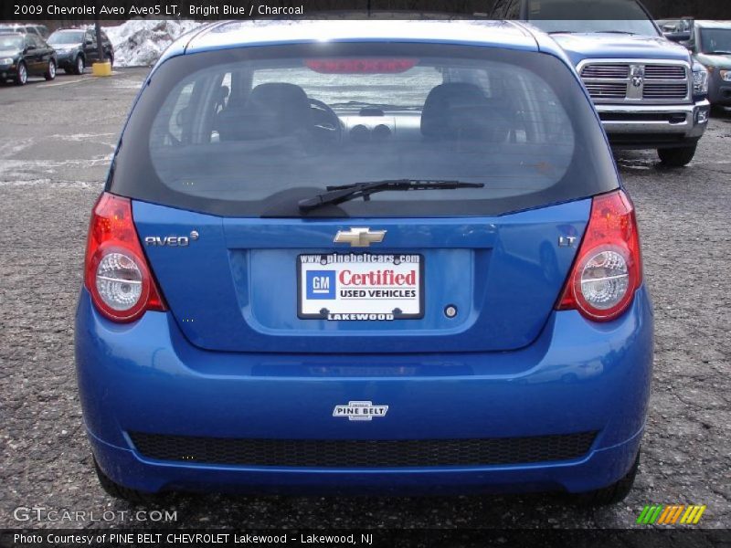 Bright Blue / Charcoal 2009 Chevrolet Aveo Aveo5 LT