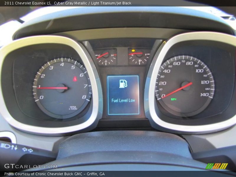 Cyber Gray Metallic / Light Titanium/Jet Black 2011 Chevrolet Equinox LS