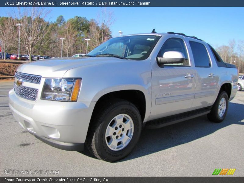 Sheer Silver Metallic / Dark Titanium/Light Titanium 2011 Chevrolet Avalanche LT