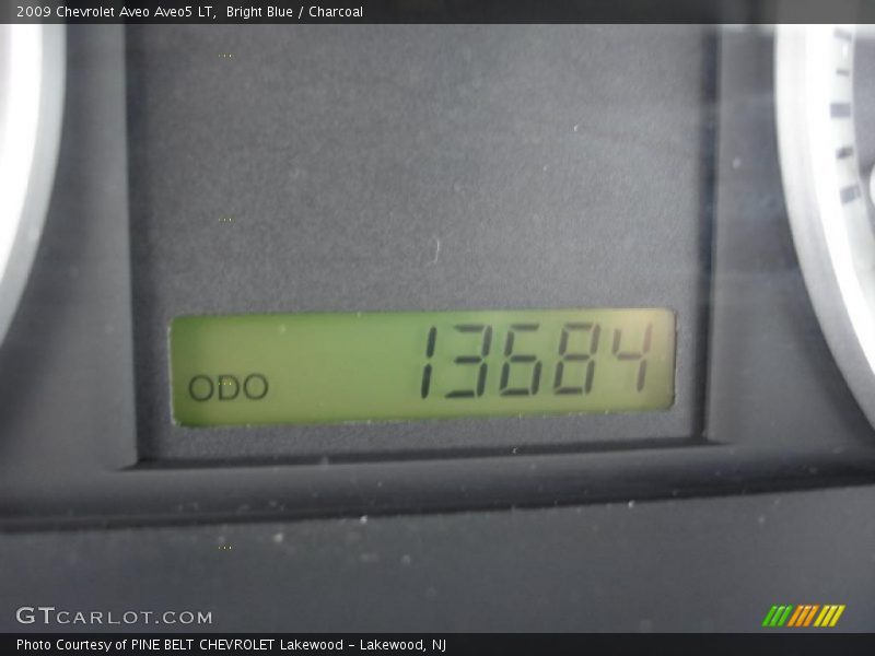 Bright Blue / Charcoal 2009 Chevrolet Aveo Aveo5 LT