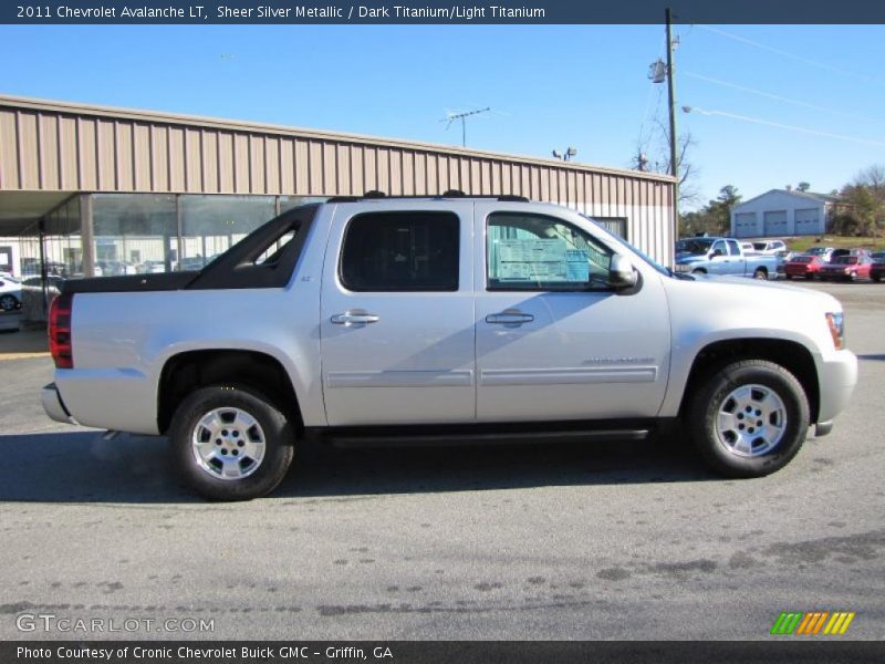 Sheer Silver Metallic / Dark Titanium/Light Titanium 2011 Chevrolet Avalanche LT