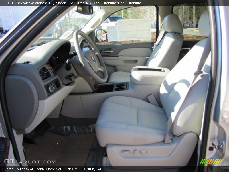 Sheer Silver Metallic / Dark Titanium/Light Titanium 2011 Chevrolet Avalanche LT