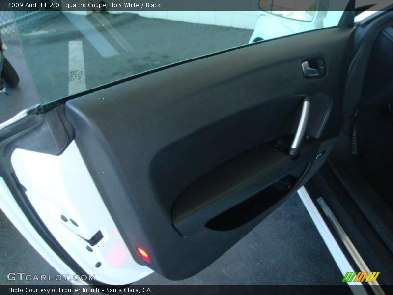 Ibis White / Black 2009 Audi TT 2.0T quattro Coupe