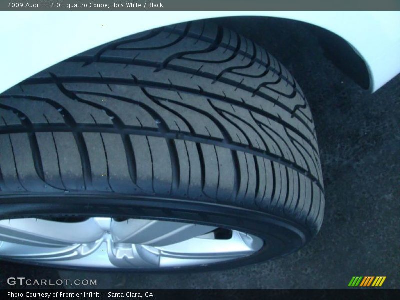 Ibis White / Black 2009 Audi TT 2.0T quattro Coupe