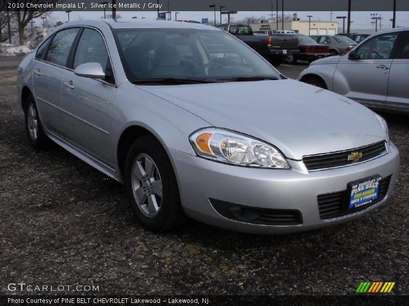 Silver Ice Metallic / Gray 2010 Chevrolet Impala LT