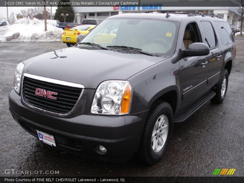 Storm Gray Metallic / Cocoa/Light Cashmere 2010 GMC Yukon XL SLT 4x4