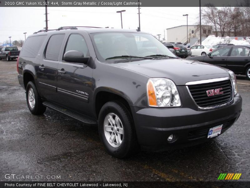 Storm Gray Metallic / Cocoa/Light Cashmere 2010 GMC Yukon XL SLT 4x4