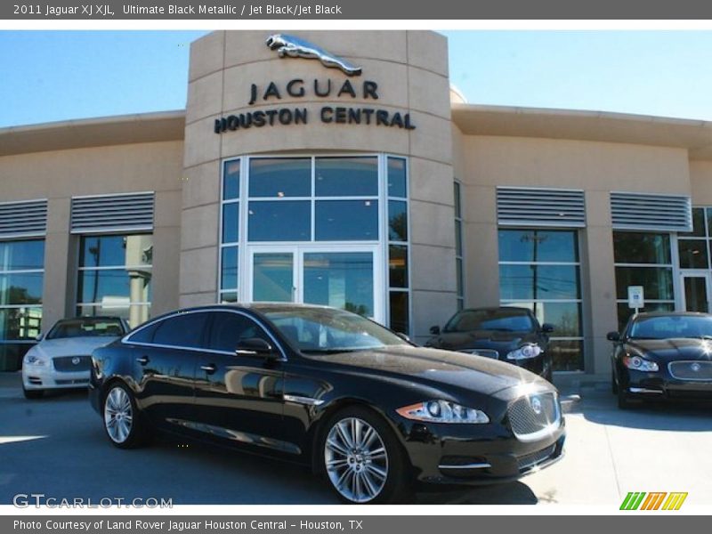 Ultimate Black Metallic / Jet Black/Jet Black 2011 Jaguar XJ XJL