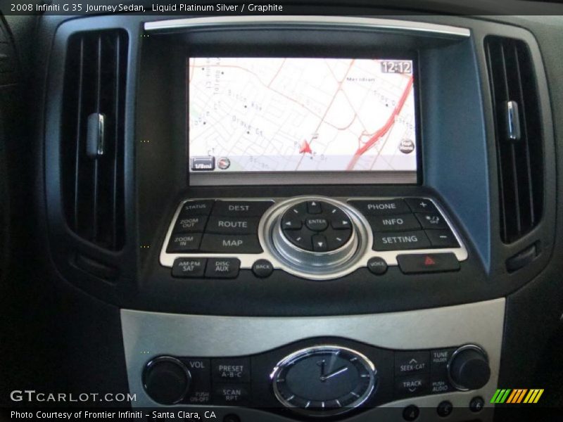 Liquid Platinum Silver / Graphite 2008 Infiniti G 35 Journey Sedan
