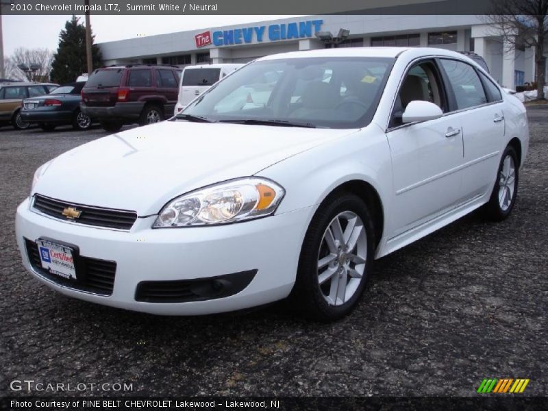 Summit White / Neutral 2010 Chevrolet Impala LTZ