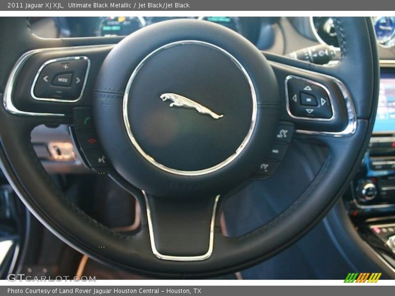 Ultimate Black Metallic / Jet Black/Jet Black 2011 Jaguar XJ XJL