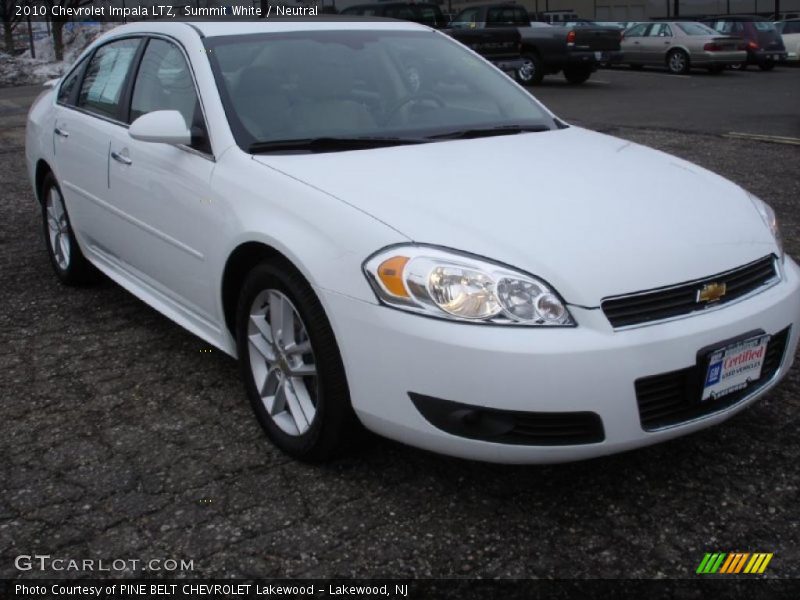 Summit White / Neutral 2010 Chevrolet Impala LTZ