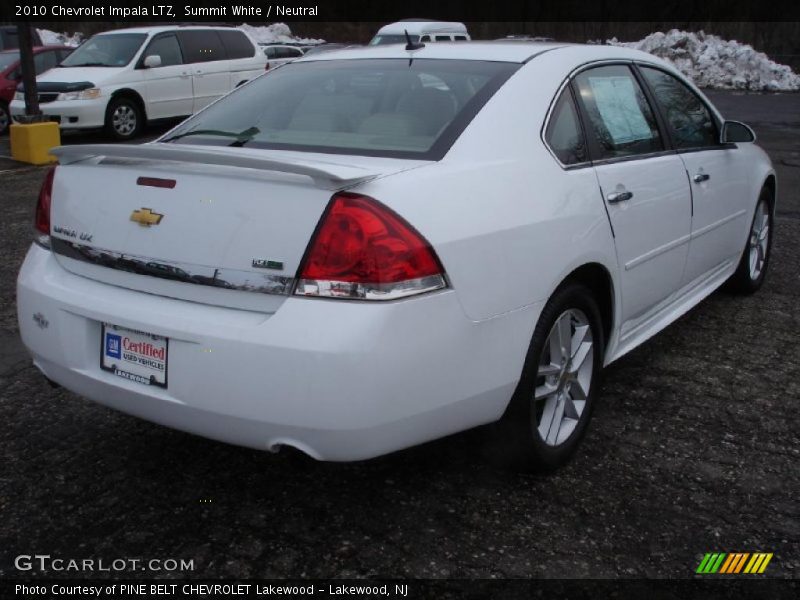 Summit White / Neutral 2010 Chevrolet Impala LTZ