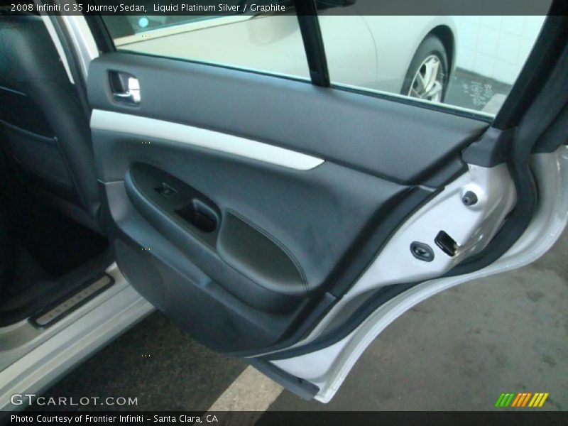 Liquid Platinum Silver / Graphite 2008 Infiniti G 35 Journey Sedan