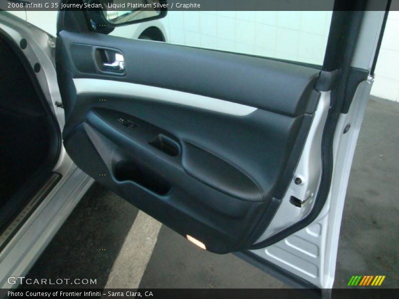 Liquid Platinum Silver / Graphite 2008 Infiniti G 35 Journey Sedan