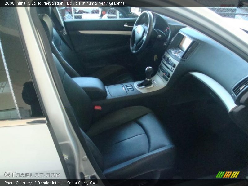 Liquid Platinum Silver / Graphite 2008 Infiniti G 35 Journey Sedan