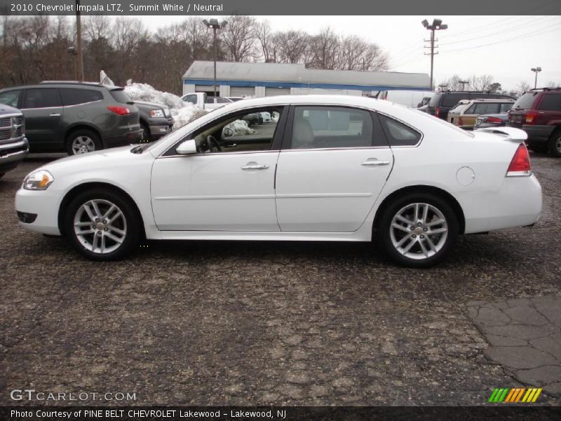 Summit White / Neutral 2010 Chevrolet Impala LTZ