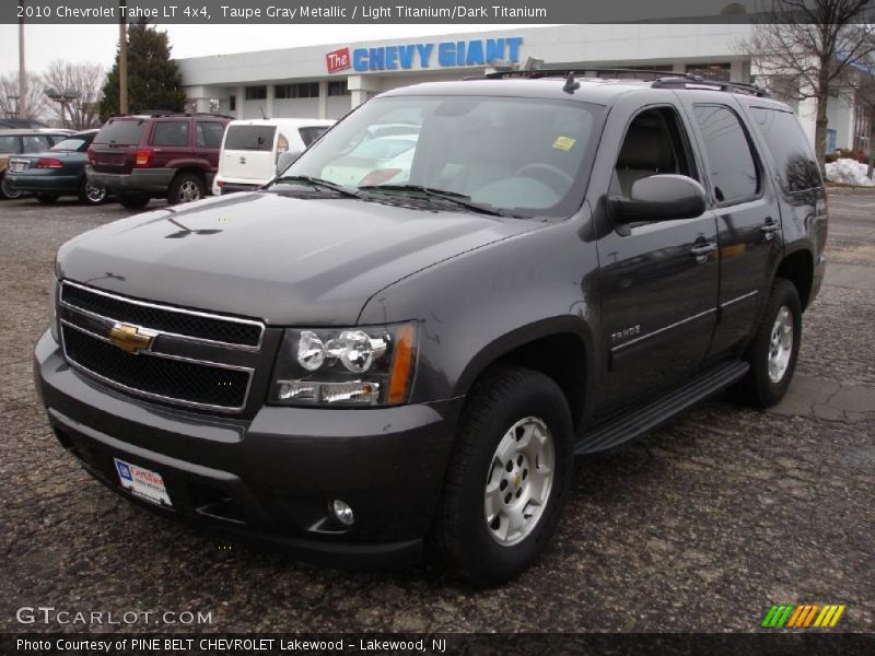 Taupe Gray Metallic / Light Titanium/Dark Titanium 2010 Chevrolet Tahoe LT 4x4