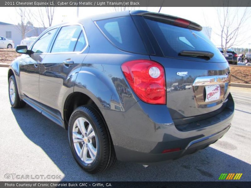 Cyber Gray Metallic / Light Titanium/Jet Black 2011 Chevrolet Equinox LS