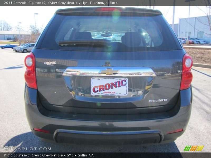 Cyber Gray Metallic / Light Titanium/Jet Black 2011 Chevrolet Equinox LS