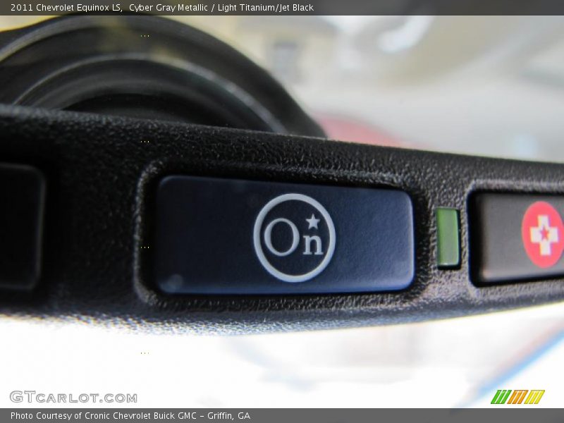Cyber Gray Metallic / Light Titanium/Jet Black 2011 Chevrolet Equinox LS