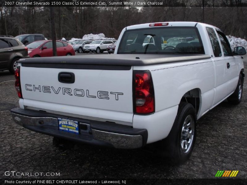 Summit White / Dark Charcoal 2007 Chevrolet Silverado 1500 Classic LS Extended Cab