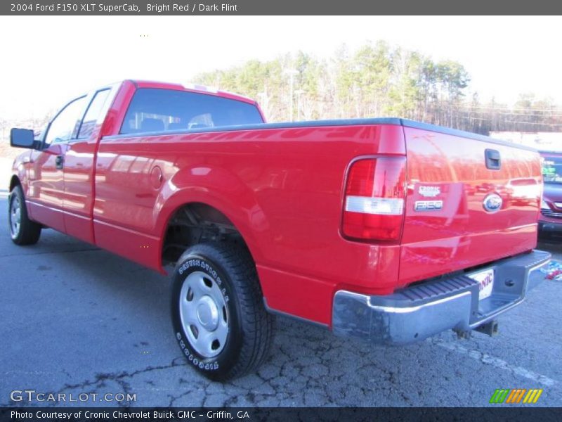 Bright Red / Dark Flint 2004 Ford F150 XLT SuperCab