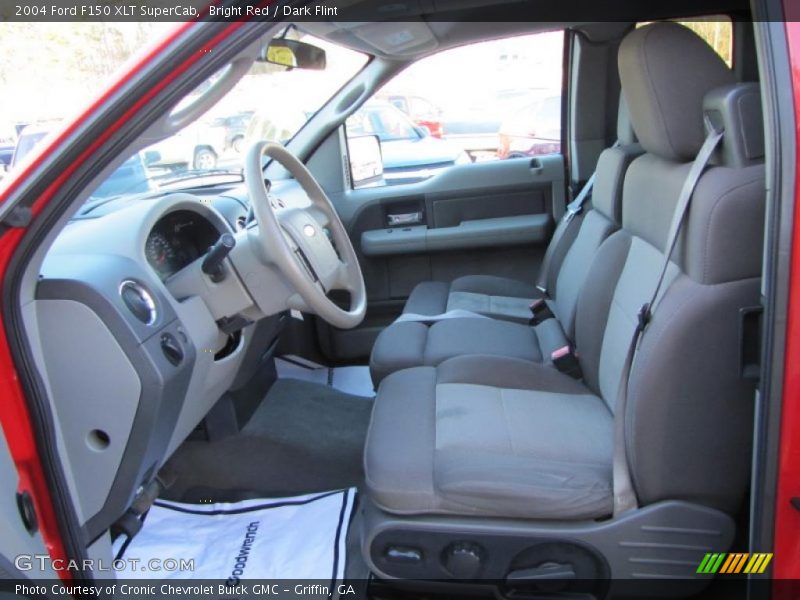 Bright Red / Dark Flint 2004 Ford F150 XLT SuperCab