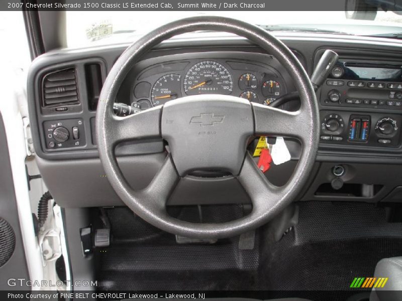 Summit White / Dark Charcoal 2007 Chevrolet Silverado 1500 Classic LS Extended Cab