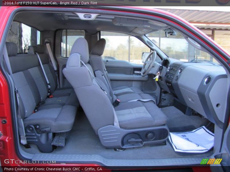 Bright Red / Dark Flint 2004 Ford F150 XLT SuperCab