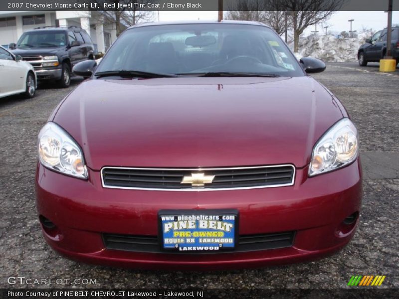 Red Jewel Tint Coat / Ebony Black 2007 Chevrolet Monte Carlo LT
