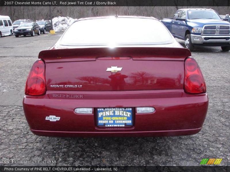 Red Jewel Tint Coat / Ebony Black 2007 Chevrolet Monte Carlo LT