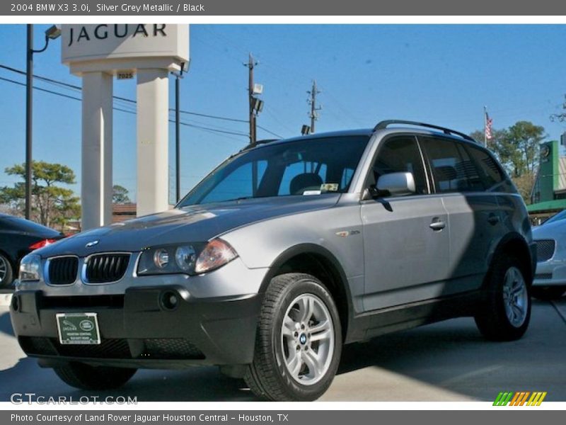Silver Grey Metallic / Black 2004 BMW X3 3.0i