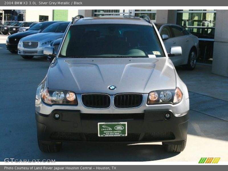Silver Grey Metallic / Black 2004 BMW X3 3.0i