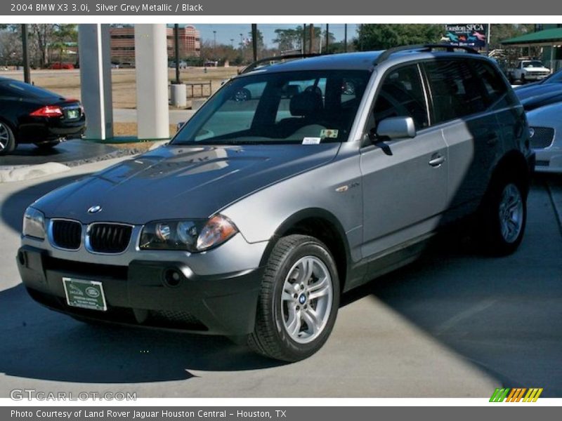 Silver Grey Metallic / Black 2004 BMW X3 3.0i