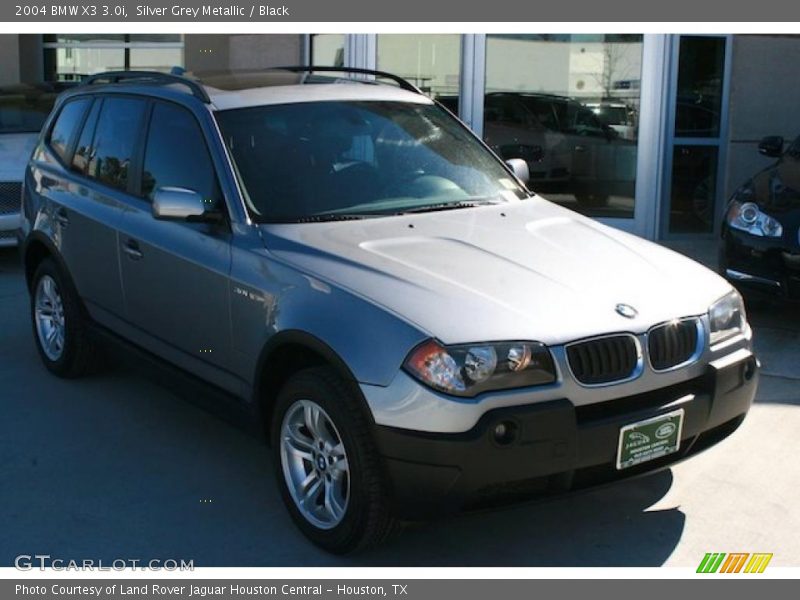 Silver Grey Metallic / Black 2004 BMW X3 3.0i