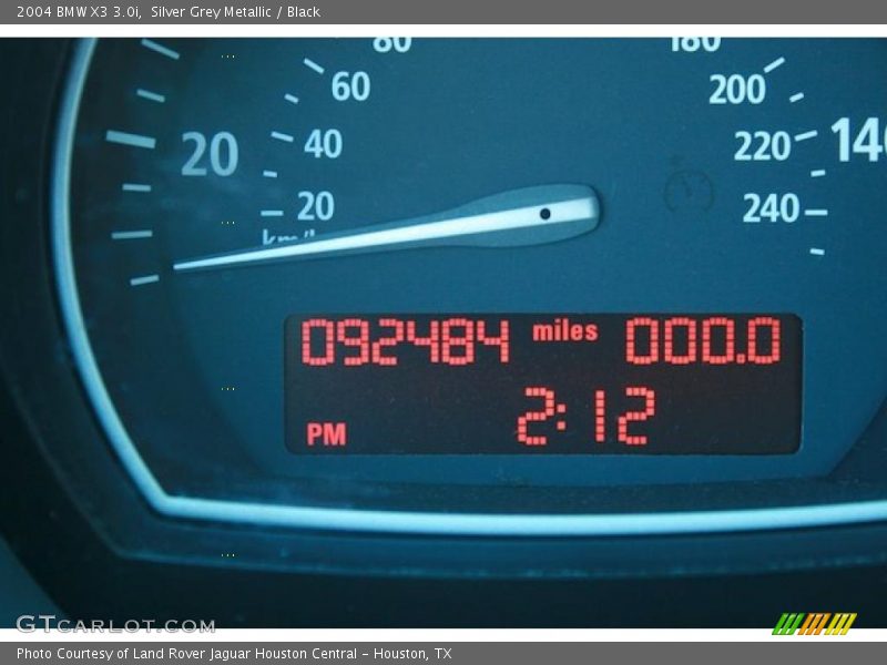 Silver Grey Metallic / Black 2004 BMW X3 3.0i