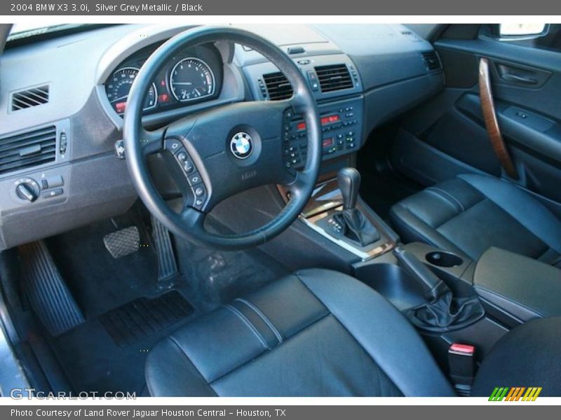 Silver Grey Metallic / Black 2004 BMW X3 3.0i