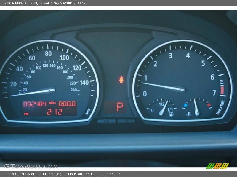 Silver Grey Metallic / Black 2004 BMW X3 3.0i