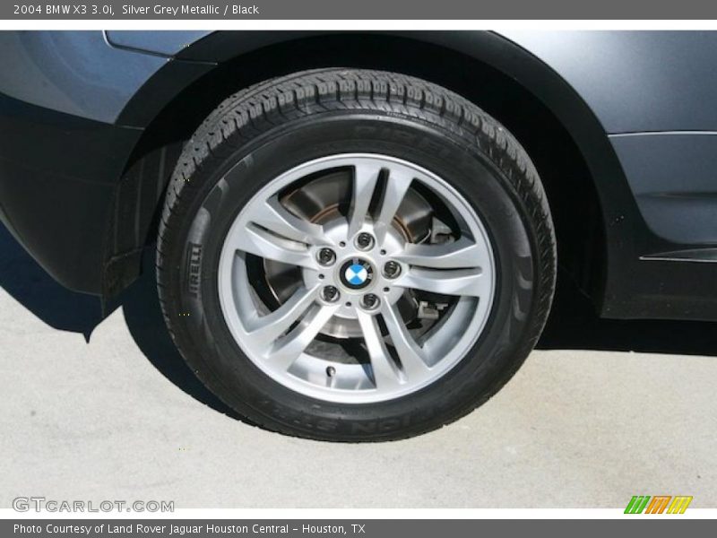 Silver Grey Metallic / Black 2004 BMW X3 3.0i