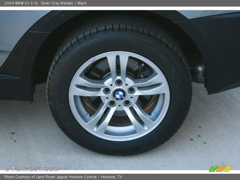 Silver Grey Metallic / Black 2004 BMW X3 3.0i