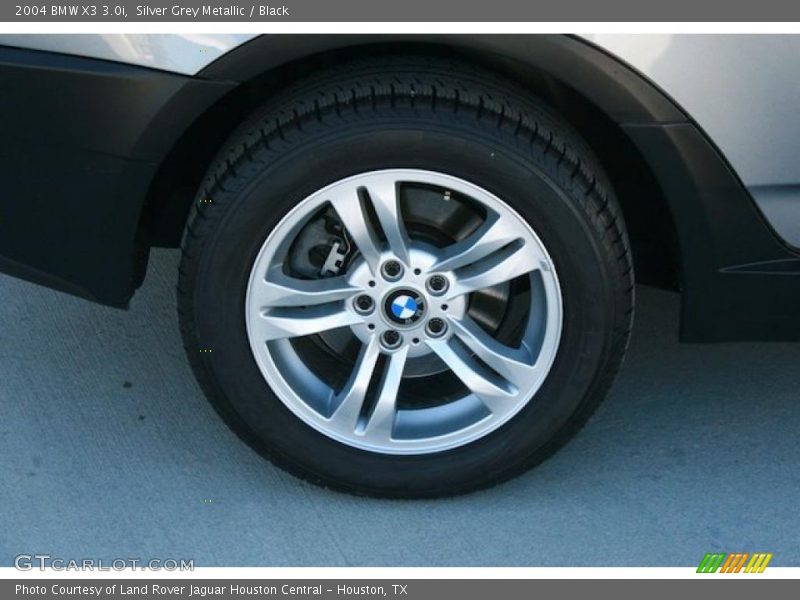 Silver Grey Metallic / Black 2004 BMW X3 3.0i