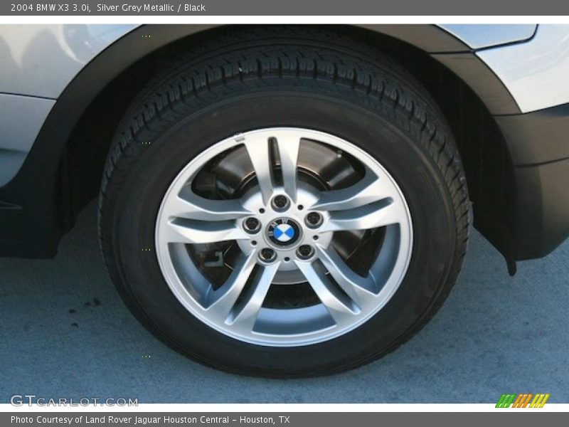 Silver Grey Metallic / Black 2004 BMW X3 3.0i