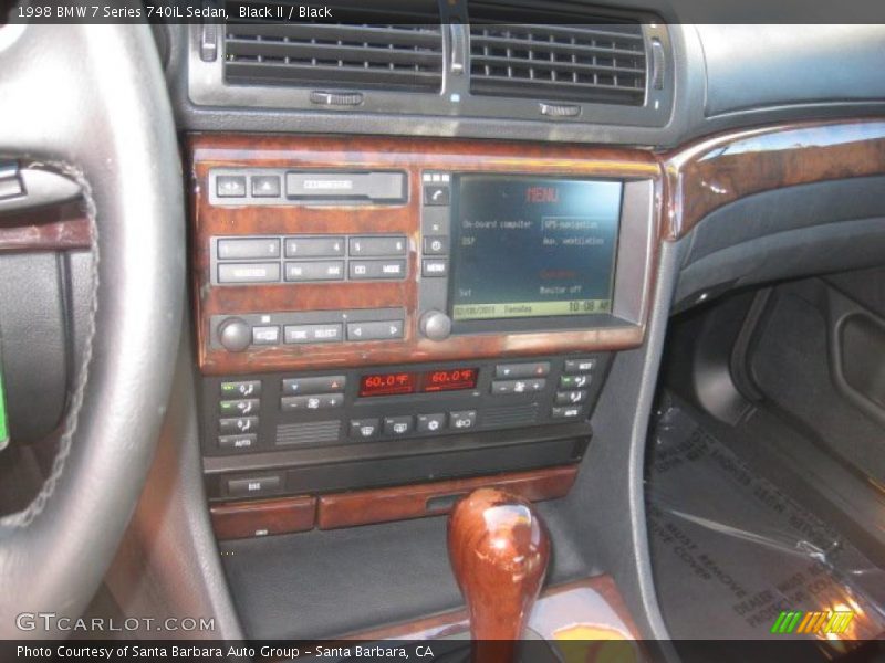Controls of 1998 7 Series 740iL Sedan