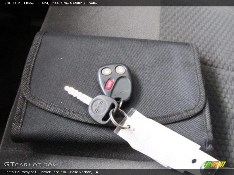 Steel Gray Metallic / Ebony 2008 GMC Envoy SLE 4x4
