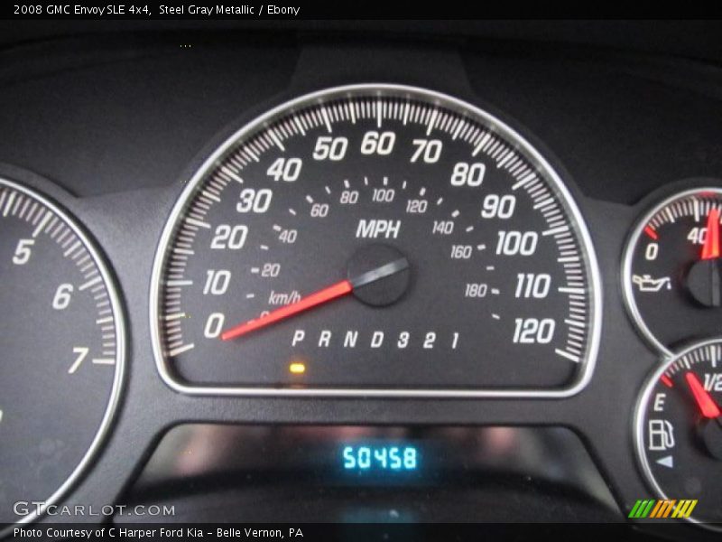 Steel Gray Metallic / Ebony 2008 GMC Envoy SLE 4x4