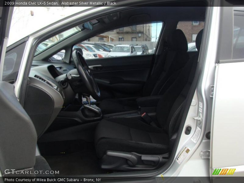 Alabaster Silver Metallic / Black 2009 Honda Civic LX-S Sedan