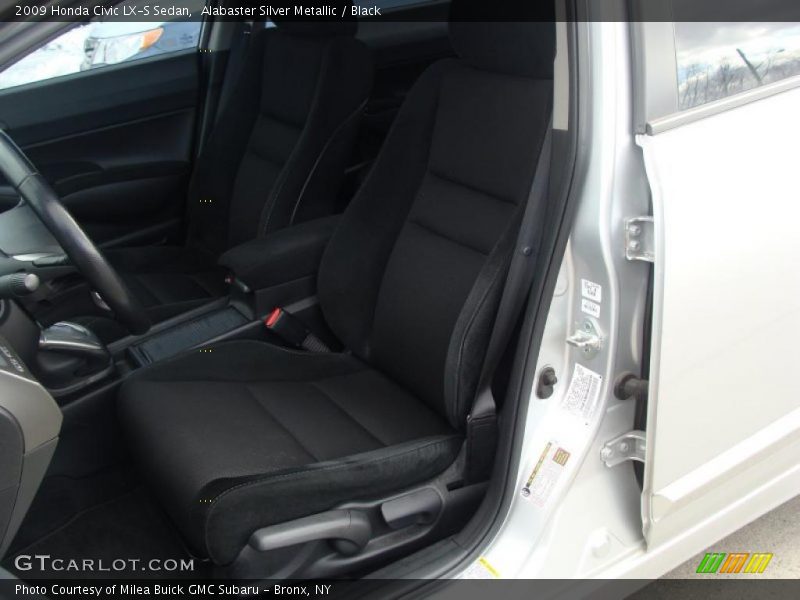 Alabaster Silver Metallic / Black 2009 Honda Civic LX-S Sedan
